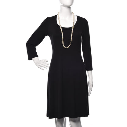 Chanel Pearl Baguette Crystal Long CC Necklace Gold 2 of 5
