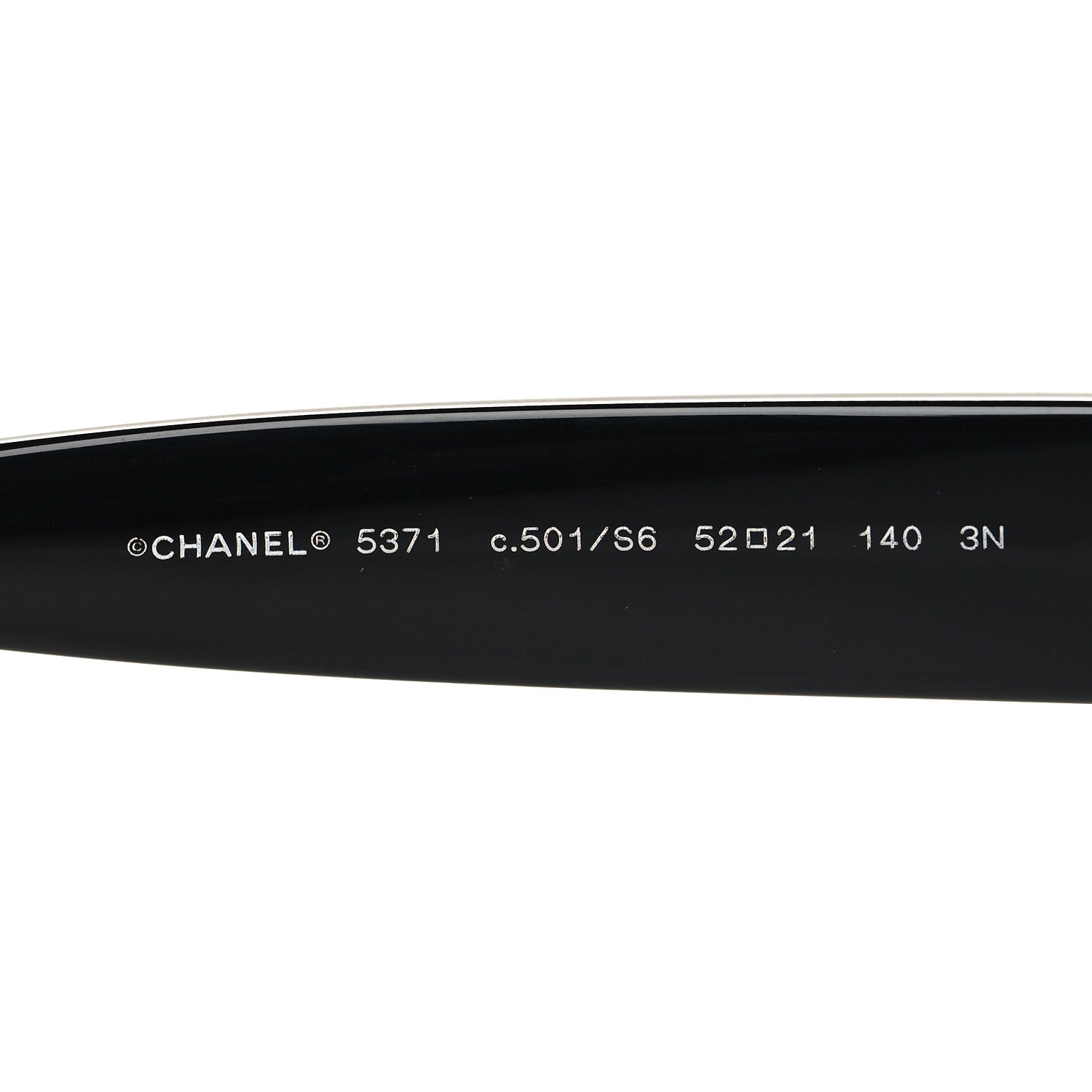 Chanel Acetate Butterfly Sunglasses 5371 Black 5 of 7