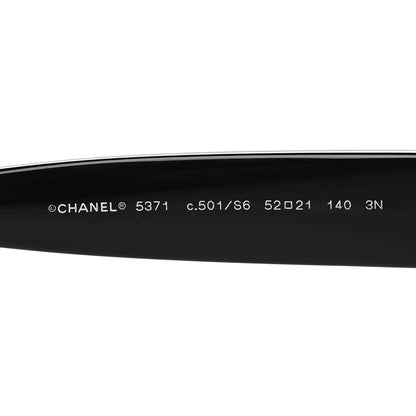 Chanel Acetate Butterfly Sunglasses 5371 Black 5 of 7