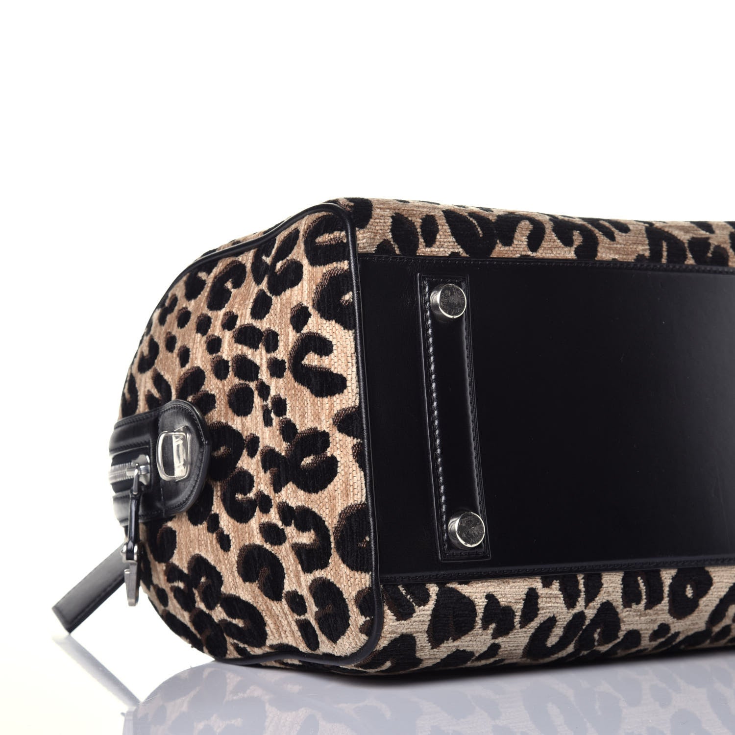 Louis Vuitton Jacquard Velvet Leopard Print Stephen Sprouse Speedy 7 of 9