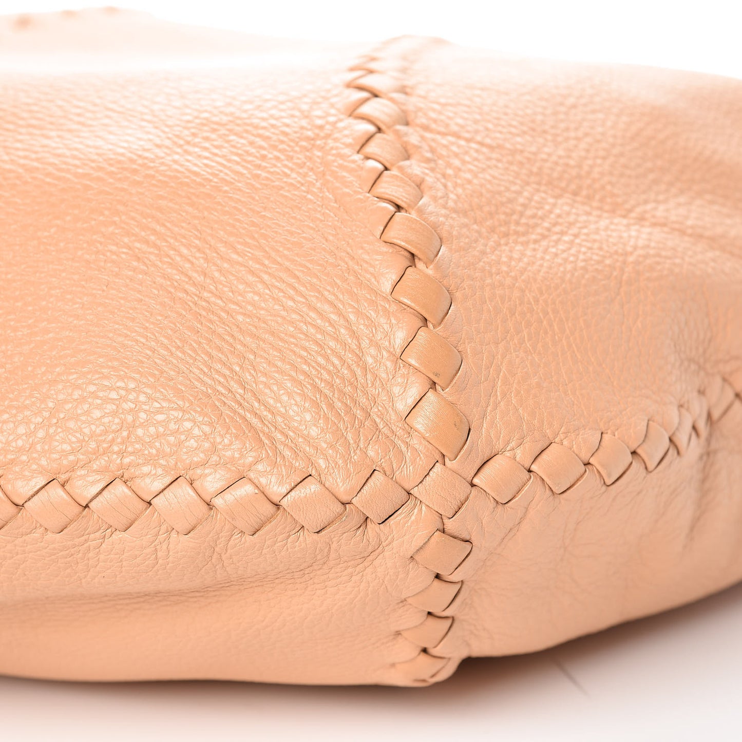 Cervo Deerskin Large Hobo Carmel
