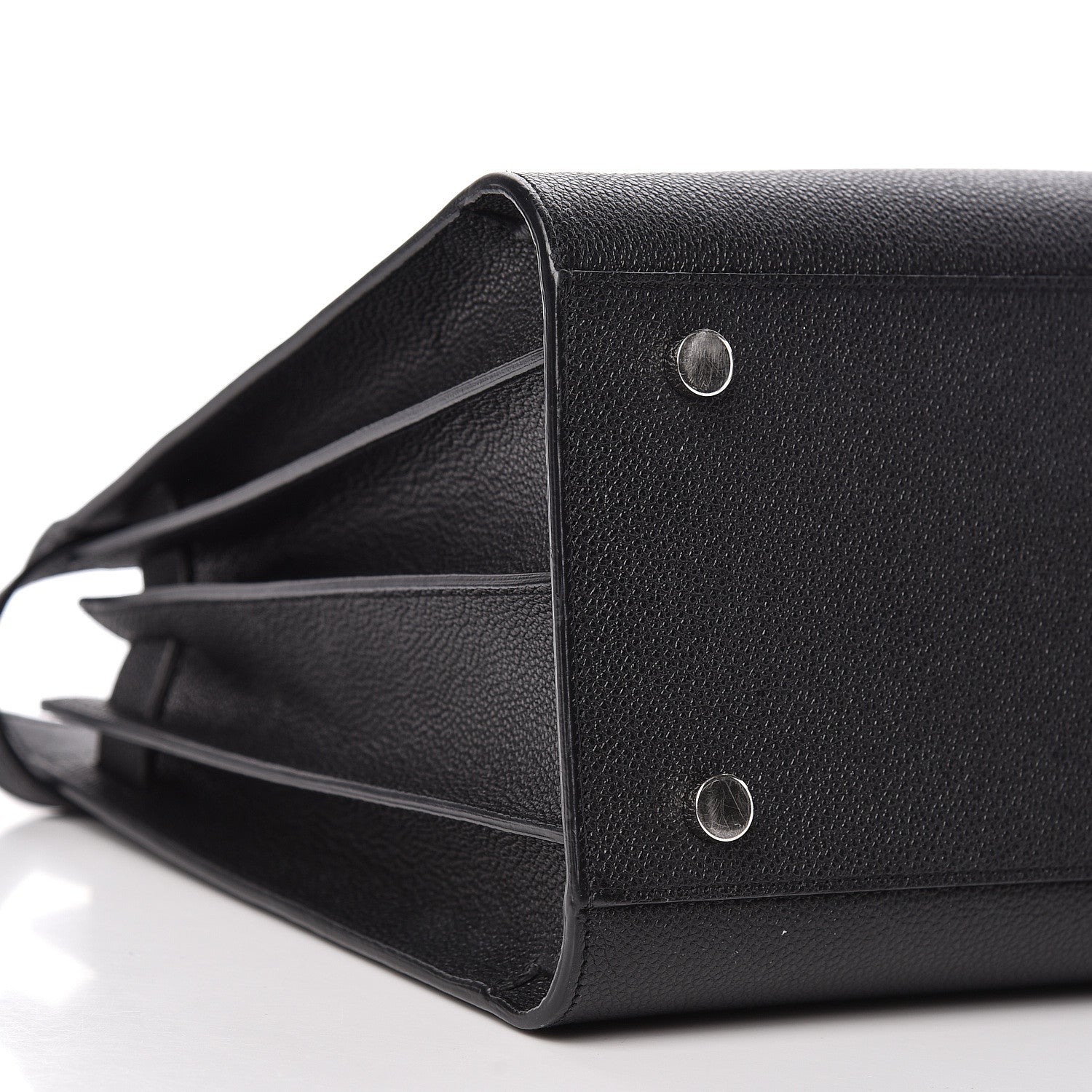 Saint Laurent Grained Calfskin Small Sac De Jour Black 9 of 11