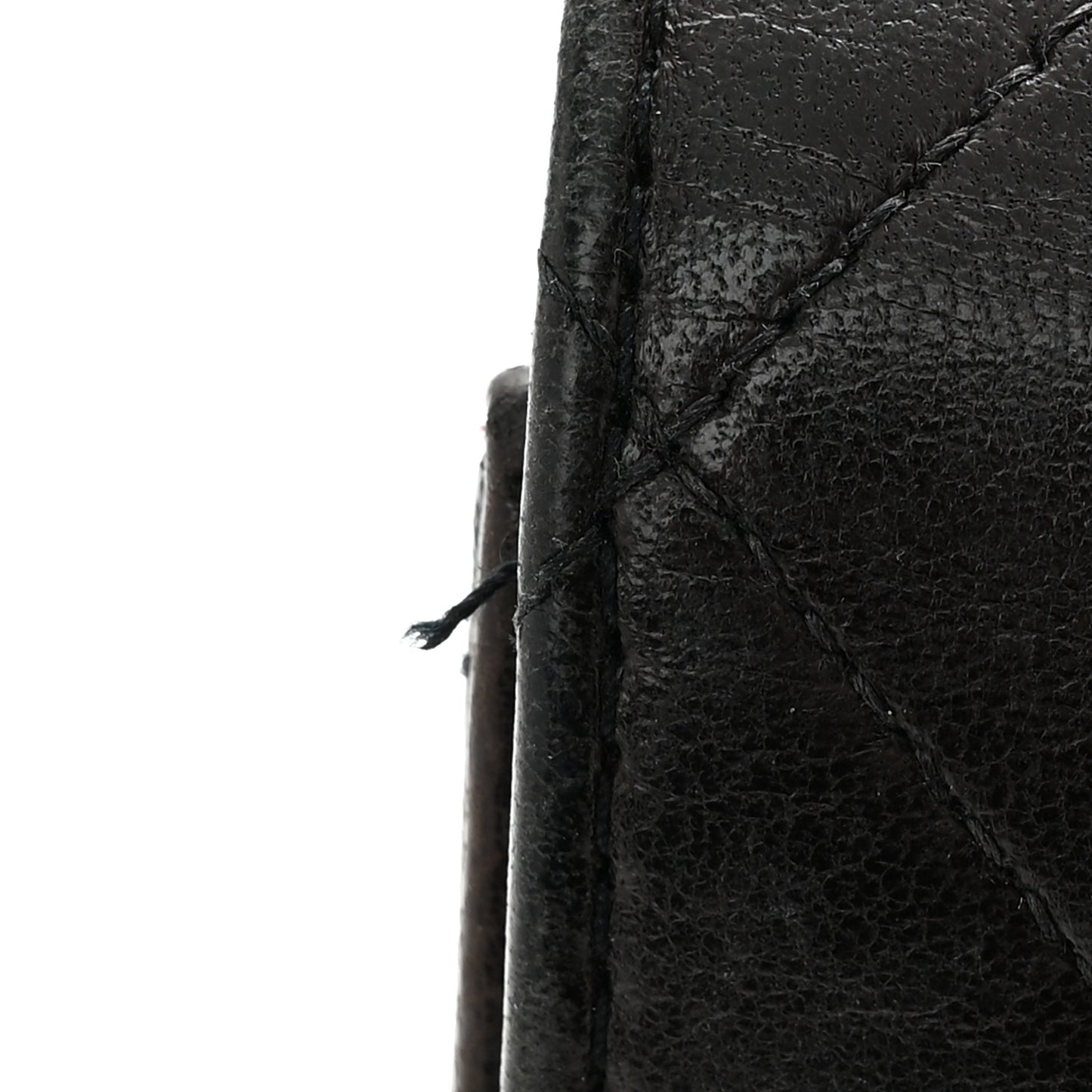 Lambskin Quilted Small Single Flap Black