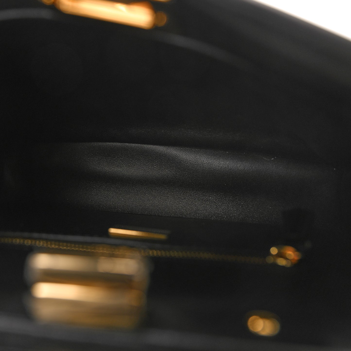 Nappa Mini Peekaboo Iconic Satchel Black