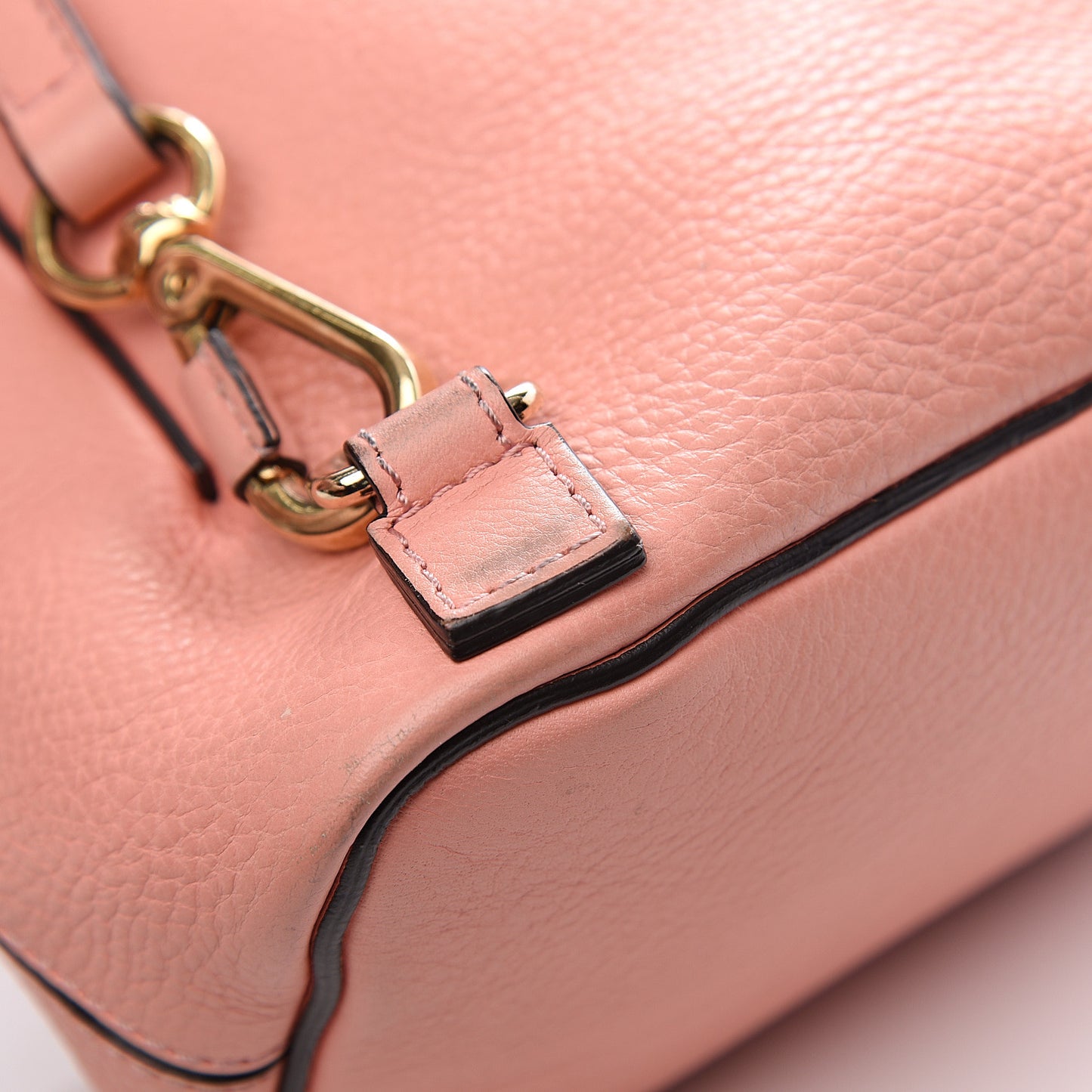 Suede Calfskin Mini Faye Backpack Ideal Blush
