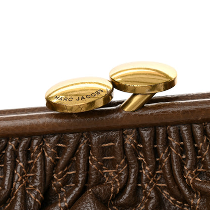 Marc Jacobs Calfskin Quilted Stam Brown 10 of 10
