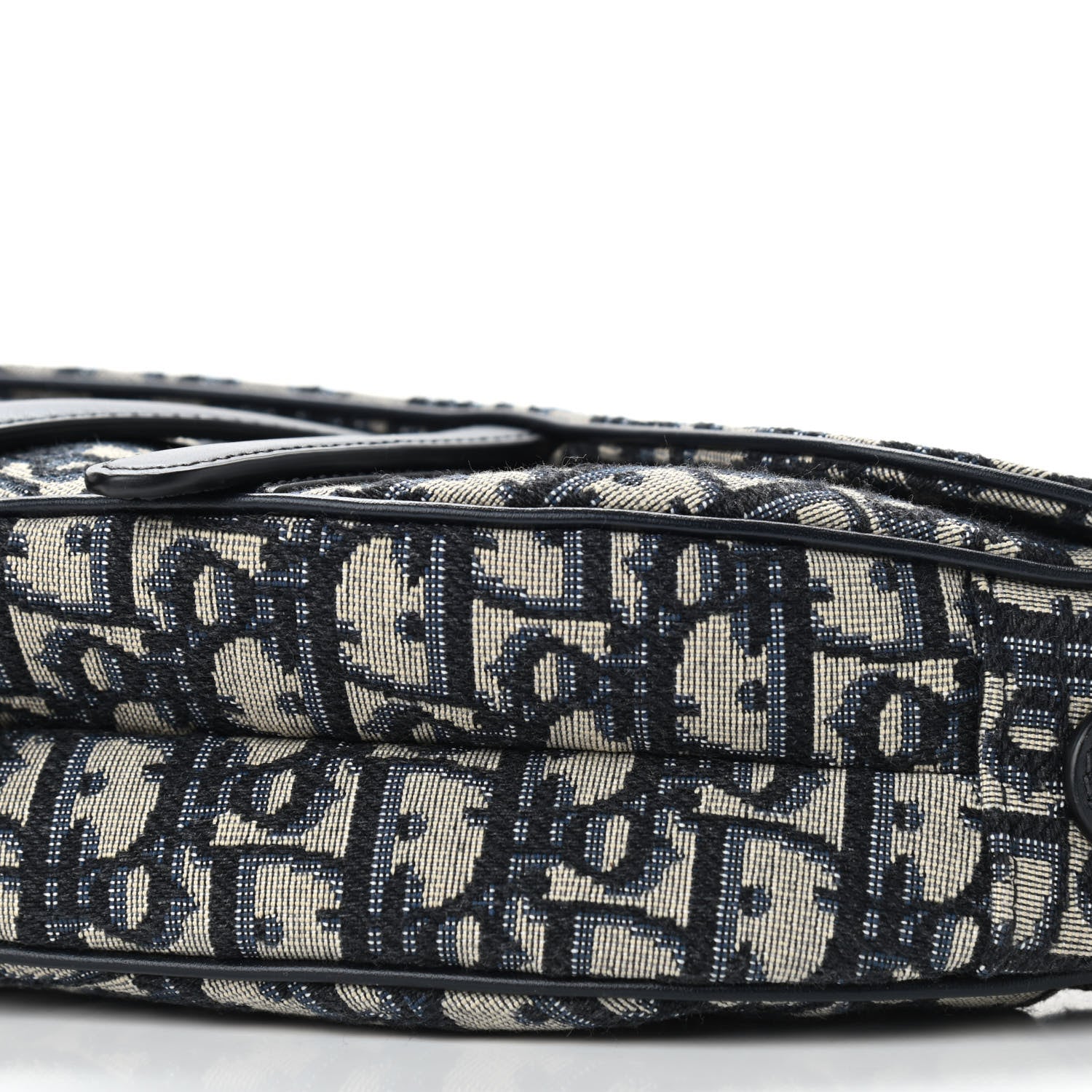 Christian Dior Oblique Saddle Bag Blue 6 of 8