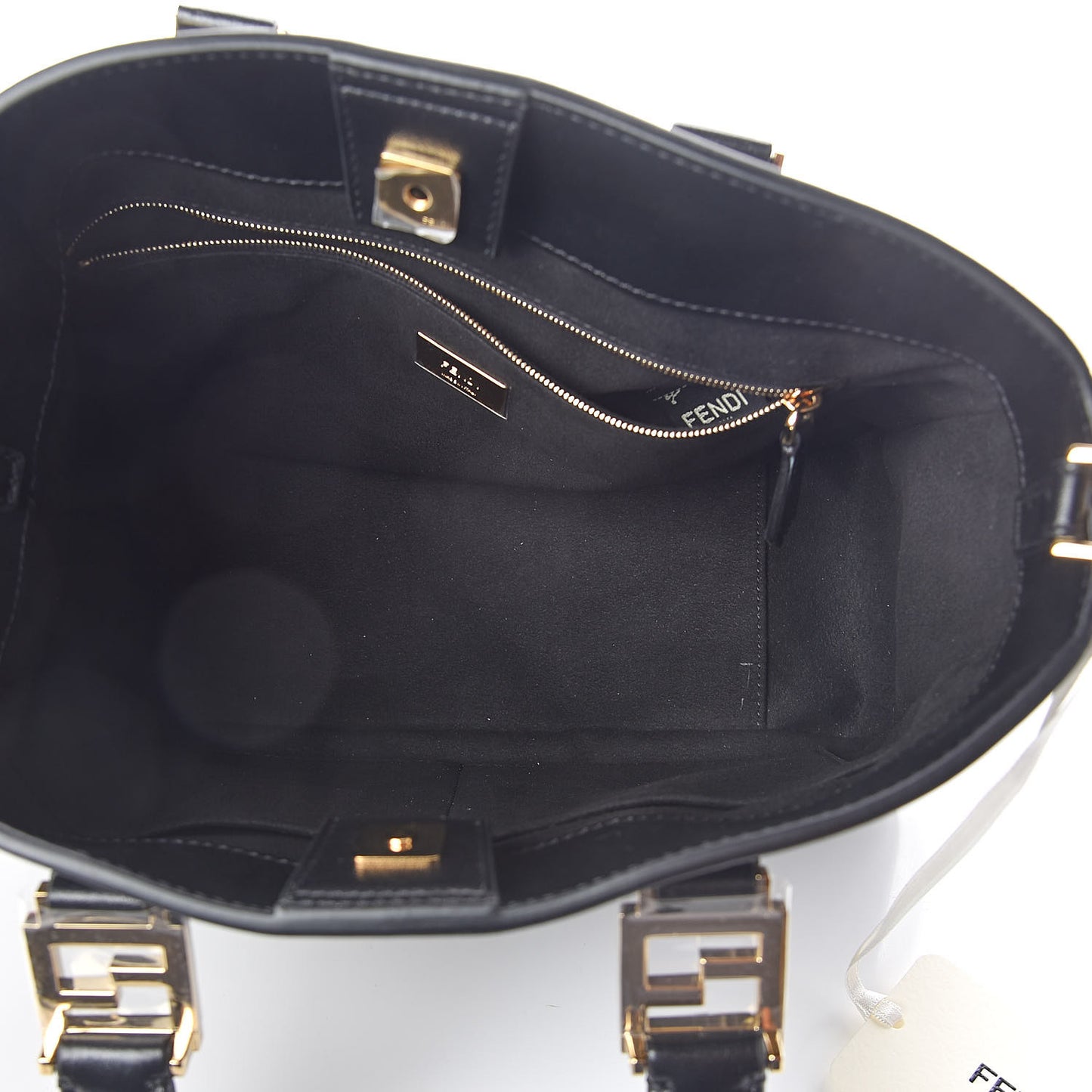 Vitello Glacier Small FF Tote Black