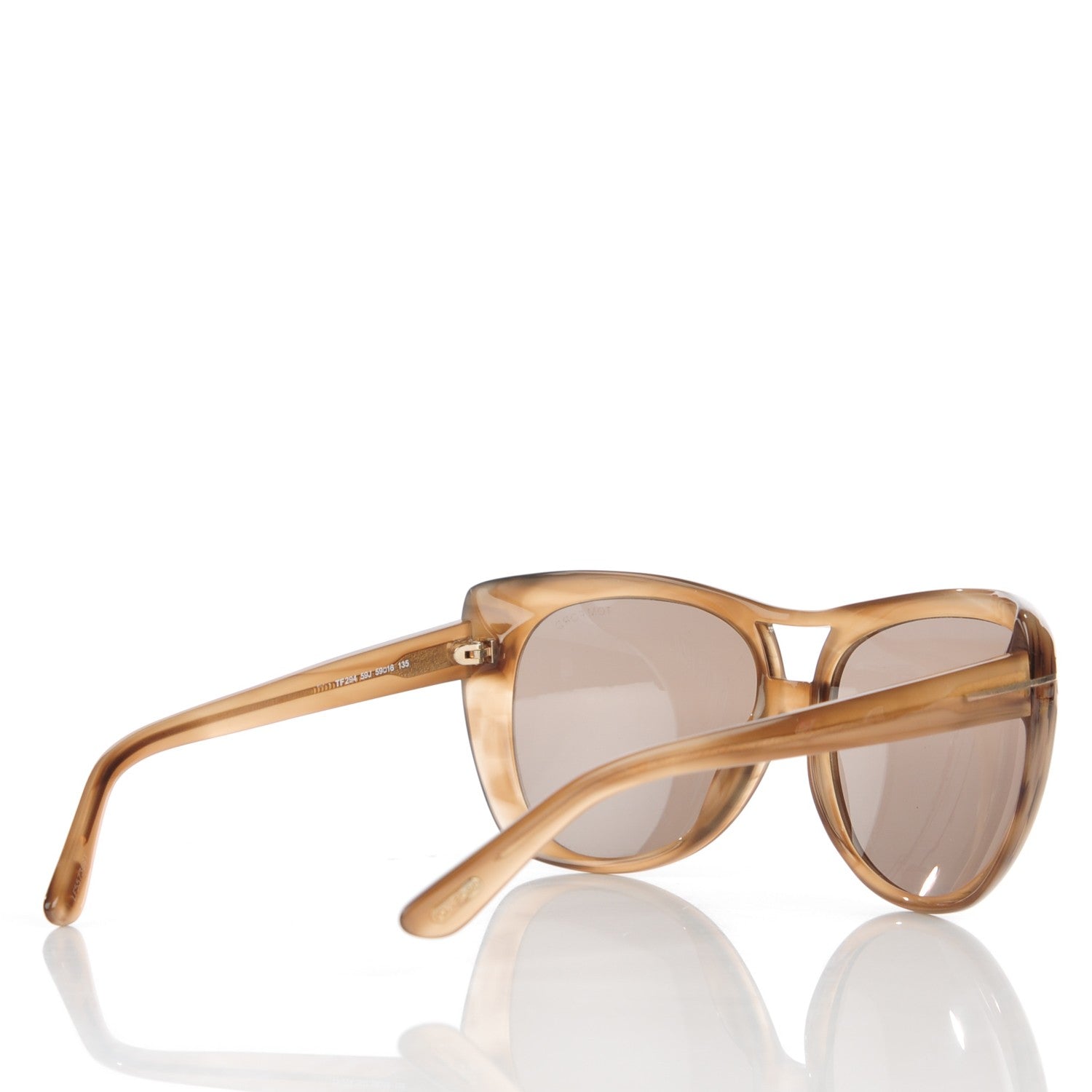 Tom Ford Claudette Sunglasses TF294 Brown 3 of 6