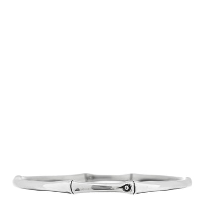 John Hardy Sterling Silver Slim Bamboo Bangle Bracelet 2 of 3