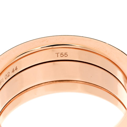 Hermes Enamel Printed Gold Plated Brides de Gala Love Ring 55 6 of 7