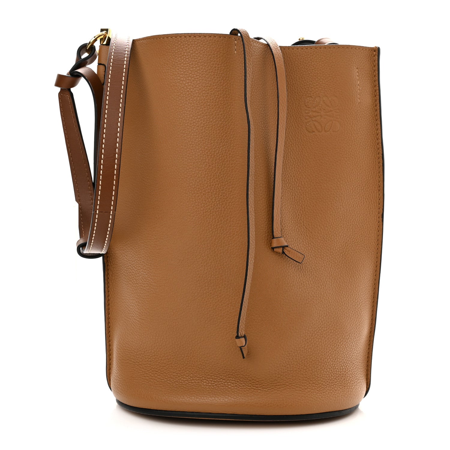 Loewe Calfskin Gate Bucket Bag Light Caramel 2 of 9