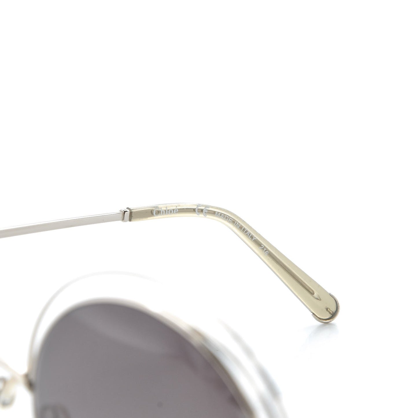 Oversize Round Carlina Oversized Round Sunglasses CE114S Silver Light Grey