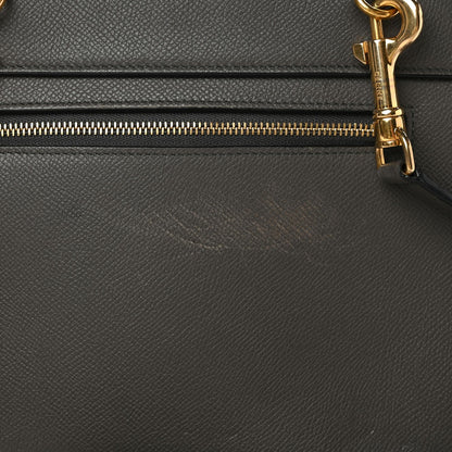 Celine Grained Calfskin Micro Belt Bag Grey 10 of 10