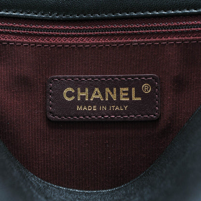 Chanel Sheepskin Quilted Vintage Mademoiselle Flap Black 5 of 6