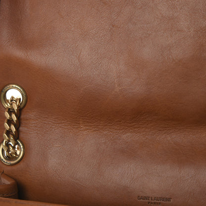 Saint Laurent Calfskin Monogram Medium Niki Chain Satchel Cognac 14 of 15