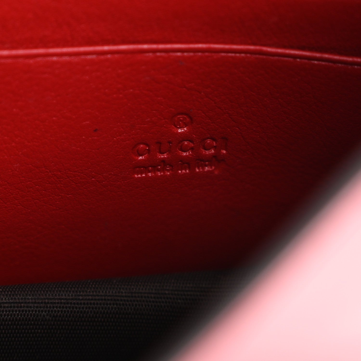 Gucci Shade Lux Calfskin Icon Wallet Hibiscus Red 6 of 17