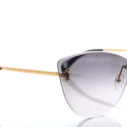 Louis Vuitton Les Parapluies De Cherbourg Sunglasses Z1394U Black Gold 7 of 8