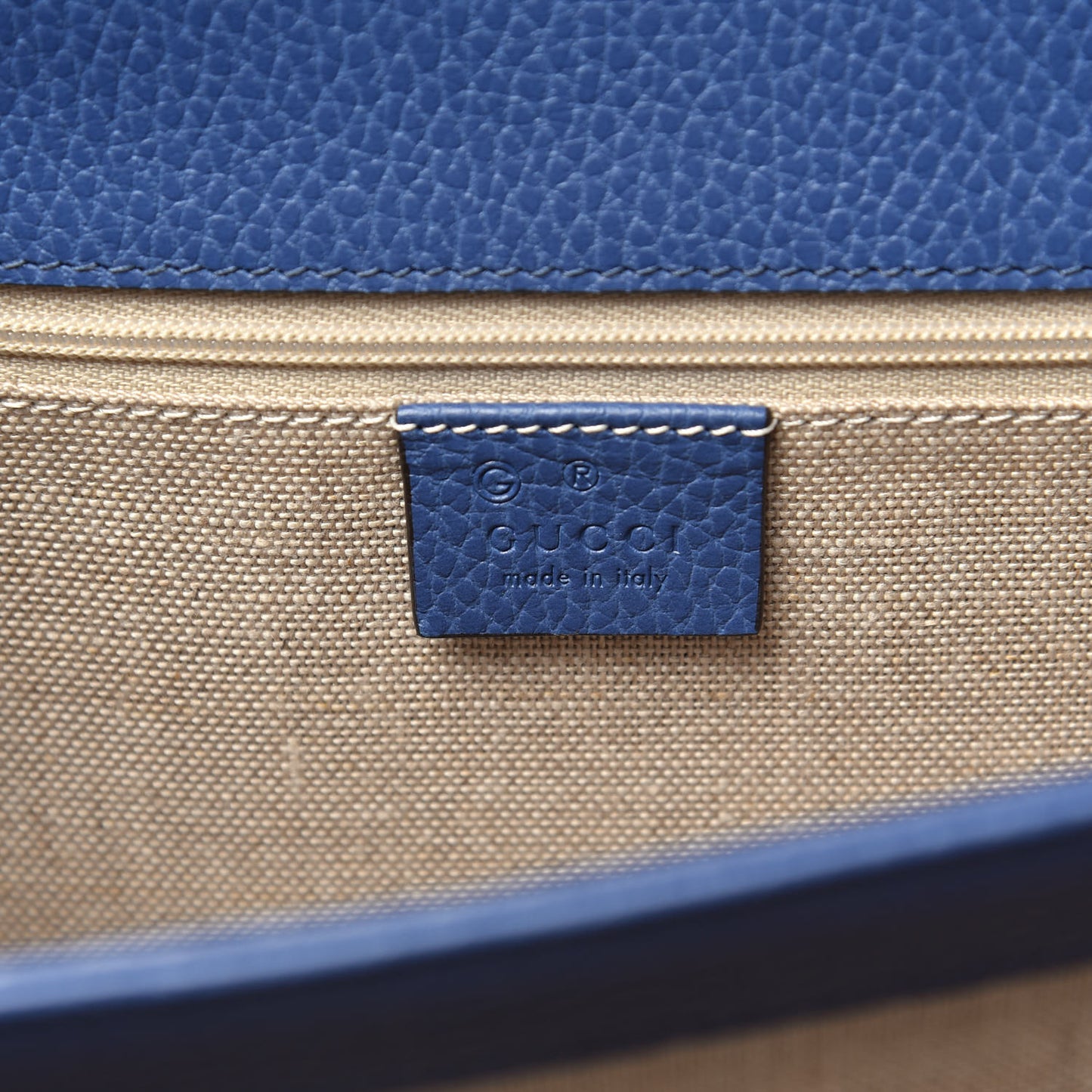Dollar Calfskin Interlocking G Shoulder Bag Caspian