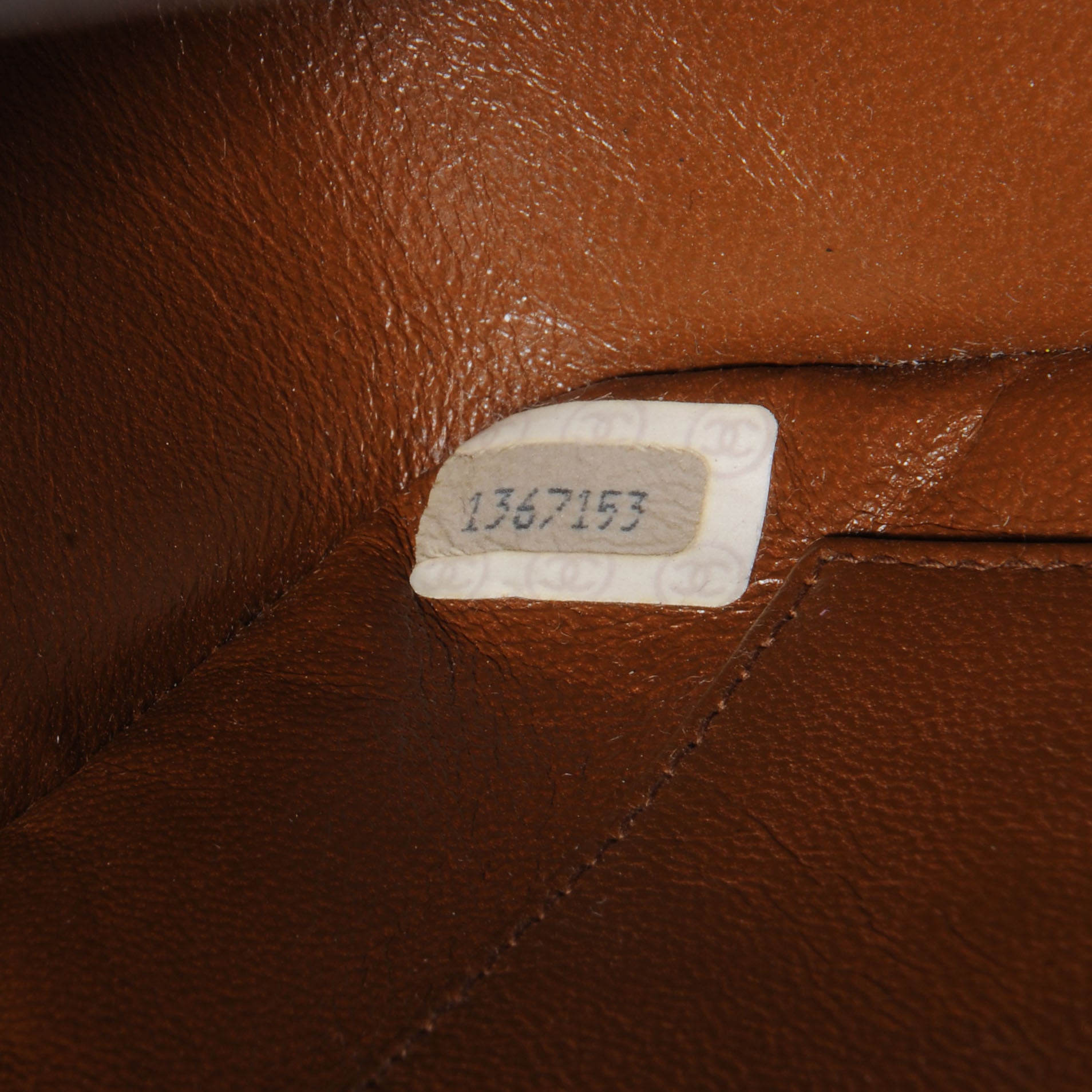 Chanel Lambskin Quilted Shoulder Bag Brown 8 of 8