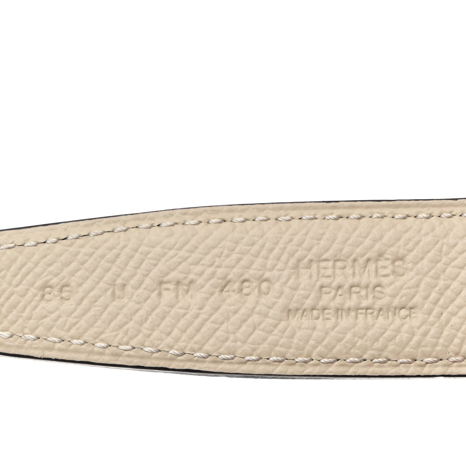 Hermes Swift Epsom 24mm Gamma Belt 85 34 Navy Bleu Craie 4 of 8
