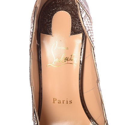 Christian Louboutin Glitter Specchio Torsatou 150 Pumps 36.5 Antic Silver 8 of 9