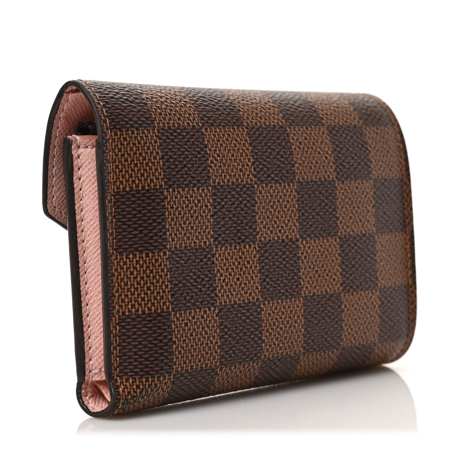 Louis Vuitton Damier Ebene Victorine Wallet Rose Ballerine 3 of 6