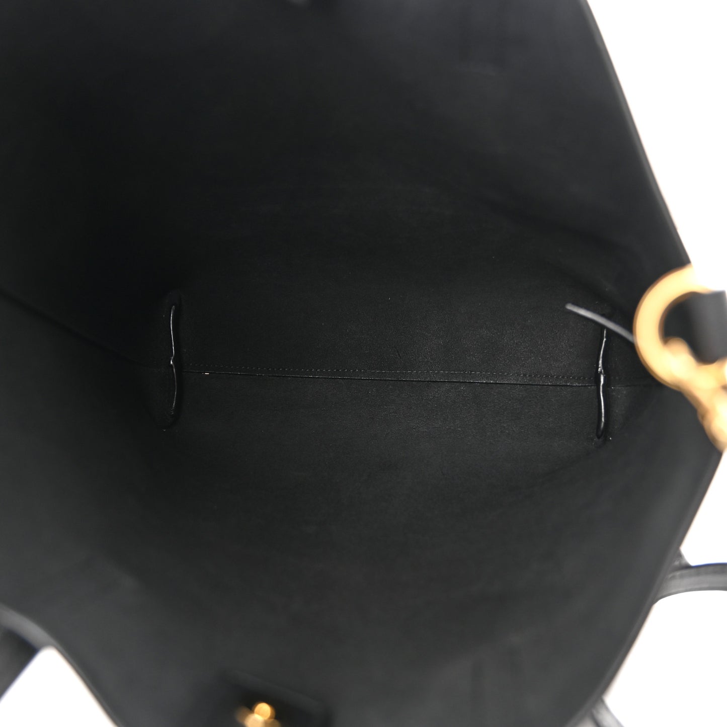 Calfskin Toy Shopping Tote Black