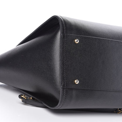 Chanel Caviar Medium Studded Deauville Tote Black 8 of 19
