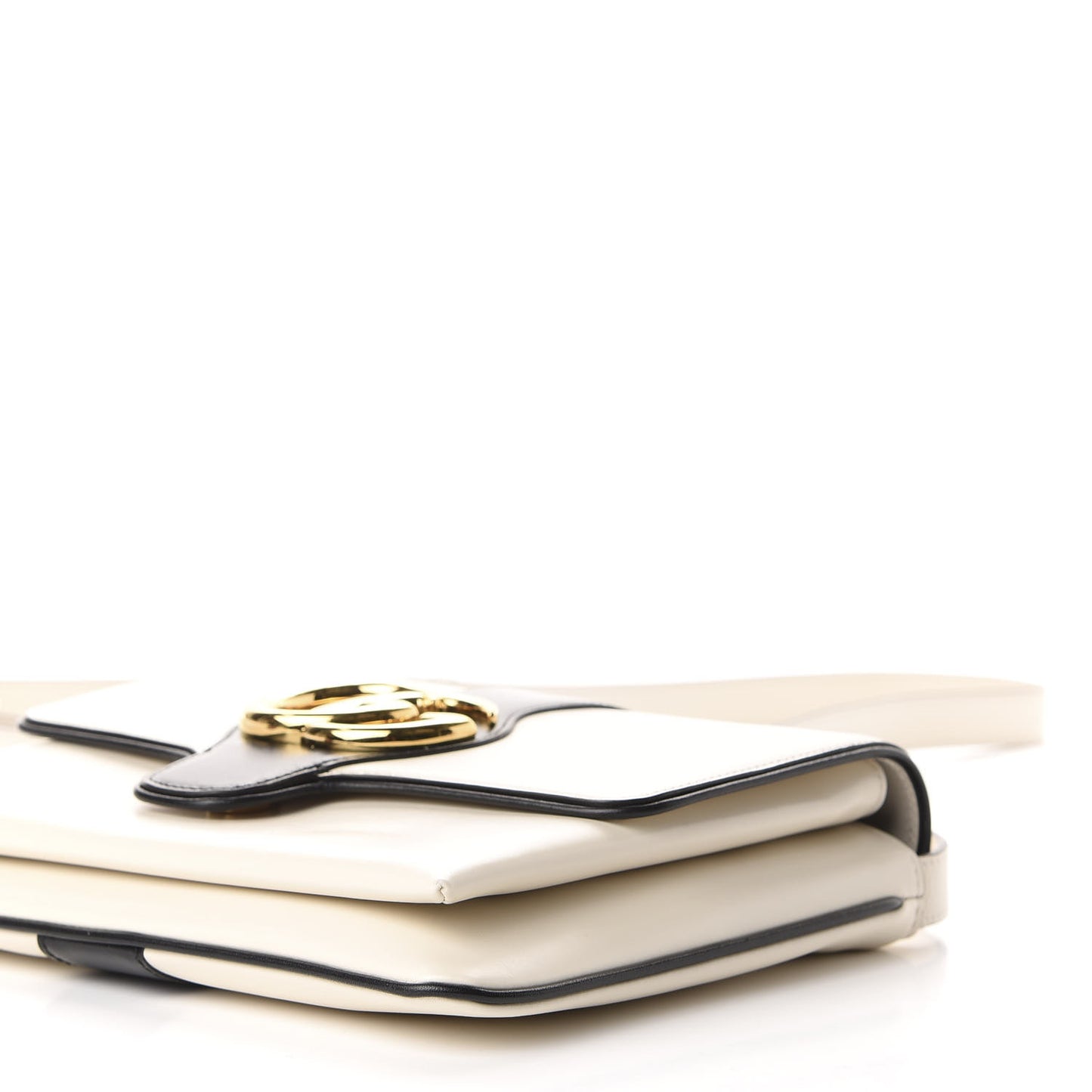 Calfskin Medium Arli Flap Shoulder Bag White