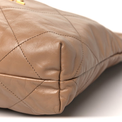 Chanel Shiny Calfskin Quilted Small Chanel 22 Beige 10 of 10