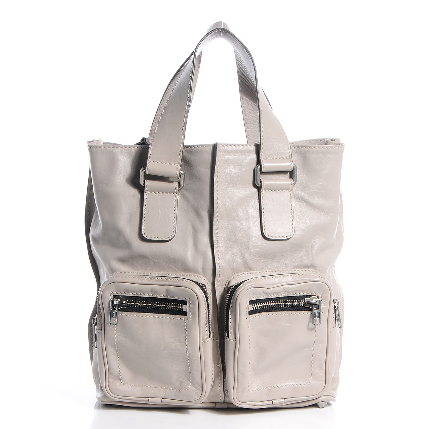 Goatskin Large Betty Tote Grey