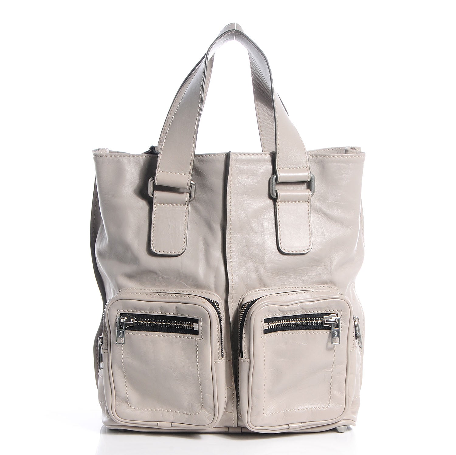 Chloe Goatskin Large Betty Tote Grey 1 of 10