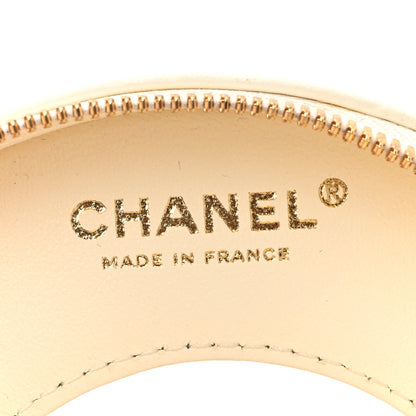 Chanel Lambskin Coco Lifesaver Round Bag Red White 6 of 11