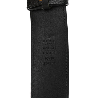 Gucci Dollar Calfskin Interlocking G Belt 95 38 Black 3 of 6