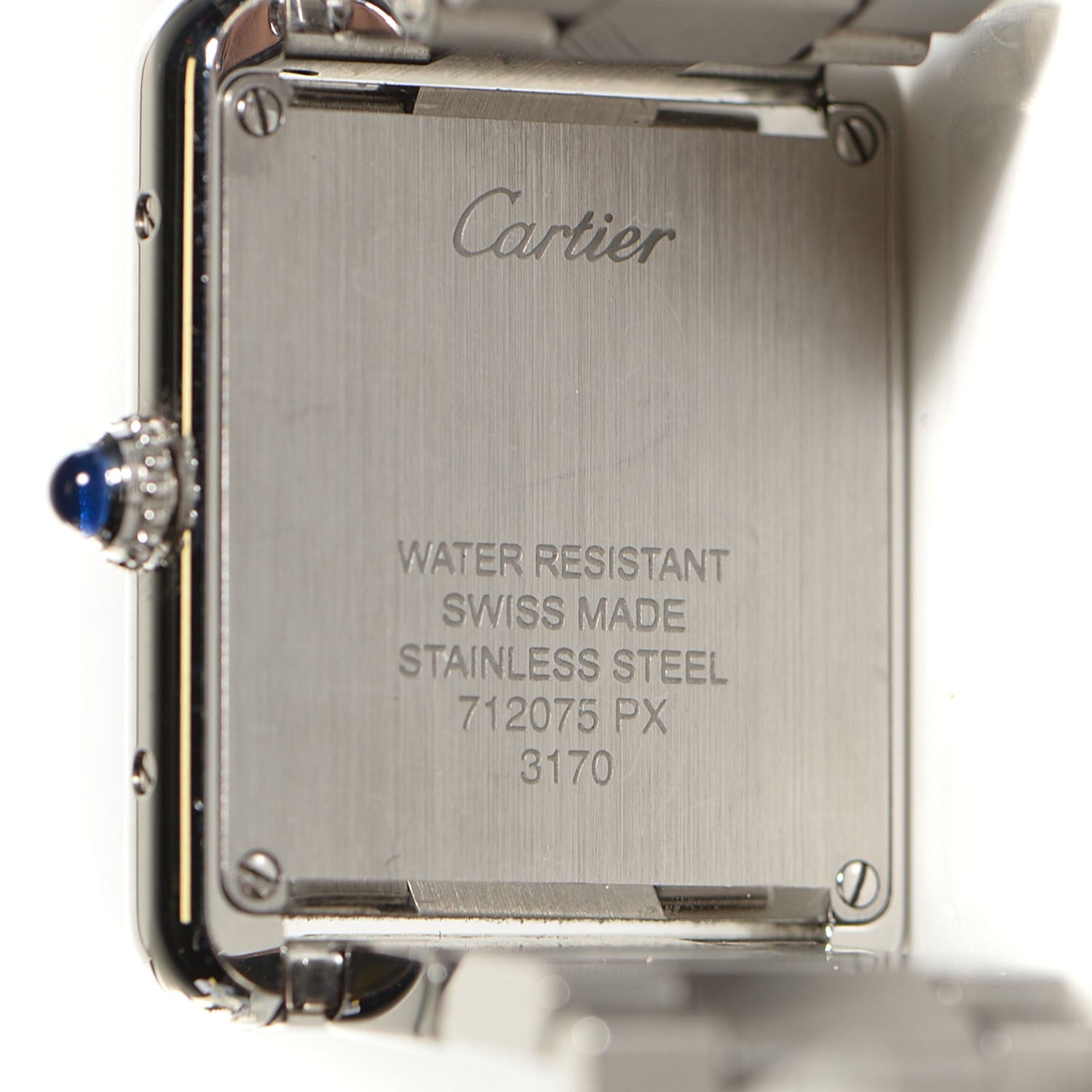 Cartier Stainless Steel 24mm Tank Solo Quartz Watch 7 of 8