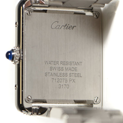 Cartier Stainless Steel 24mm Tank Solo Quartz Watch 7 of 8