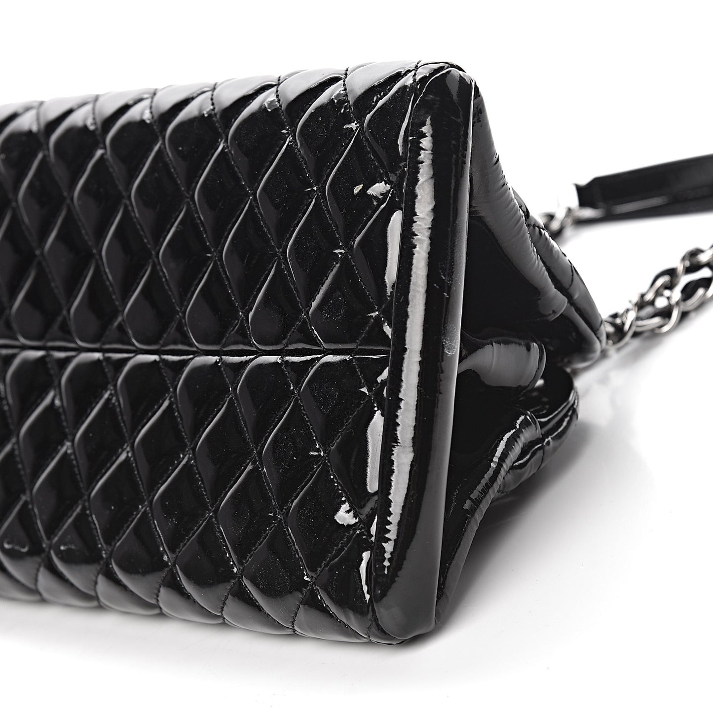 Patent Quilted Medium Just Mademoiselle Black