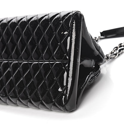Chanel Patent Quilted Medium Just Mademoiselle Black 10 of 12