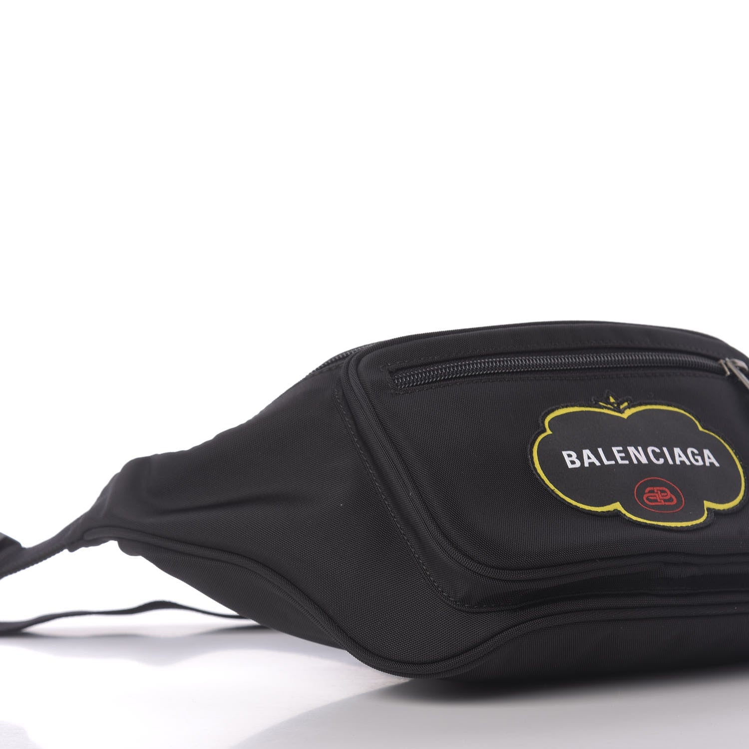Balenciaga Nylon Logo Embroidered Explorer Beltpack Black 6 of 11