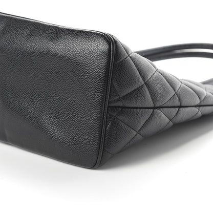 Chanel Caviar Quilted Medallion Tote Black 7 of 10