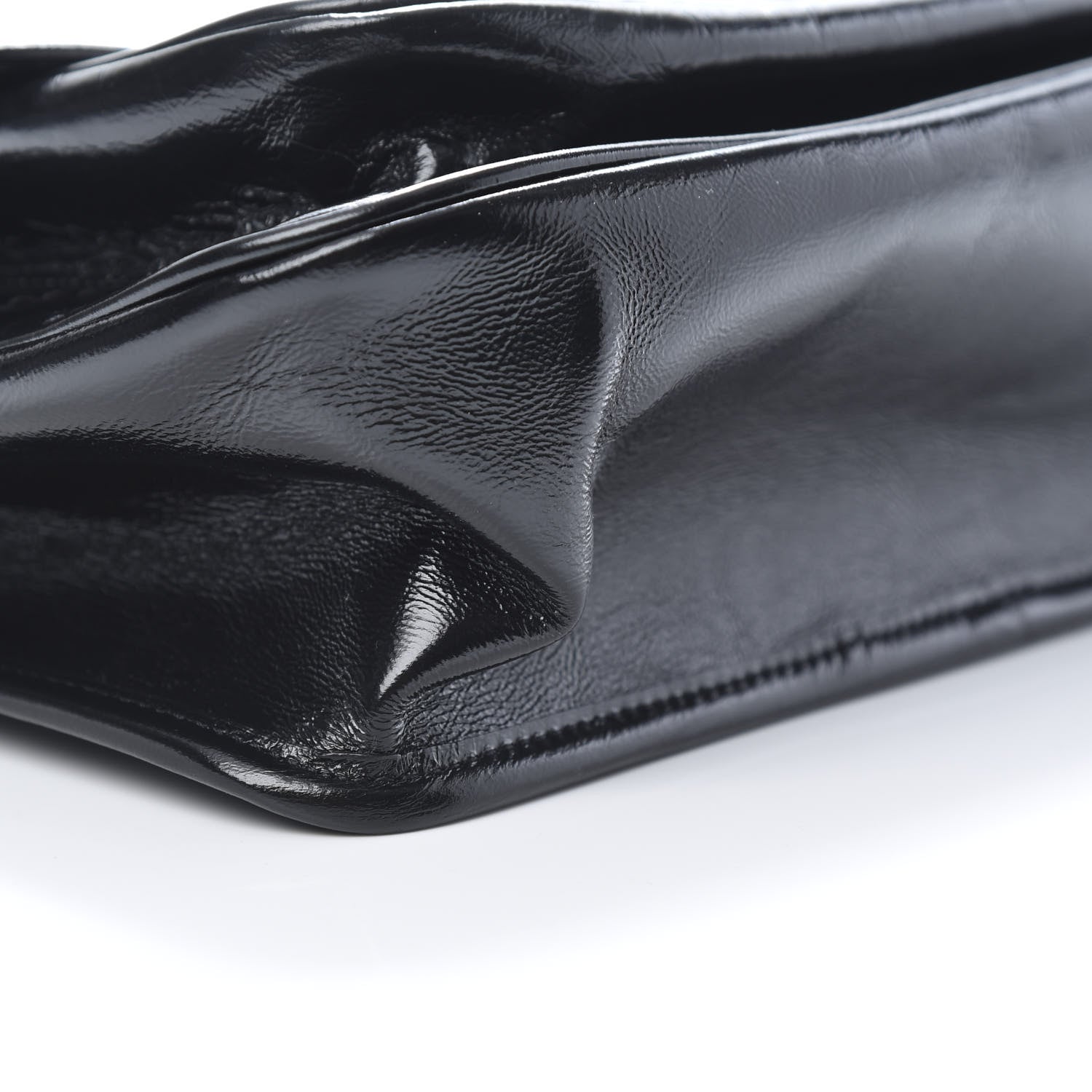 Saint Laurent Crinkled Calfskin Matelasse Monogram Medium Niki Chain Satchel Black 11 of 11