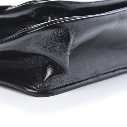 Saint Laurent Crinkled Calfskin Matelasse Monogram Medium Niki Chain Satchel Black 11 of 11