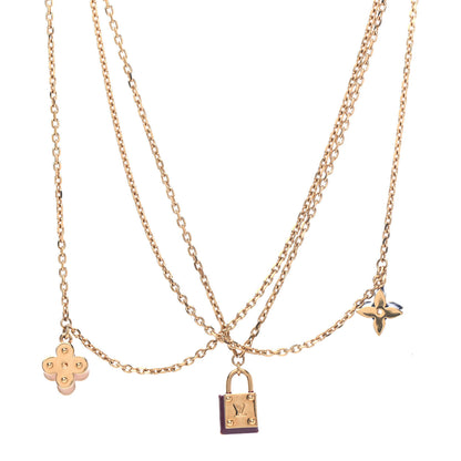 Louis Vuitton Sweet Charms Tiered Necklace Gold 1 of 4