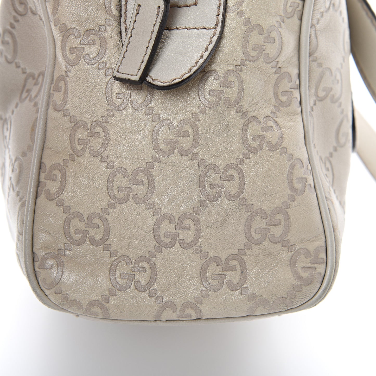 Guccissima Small Boston White