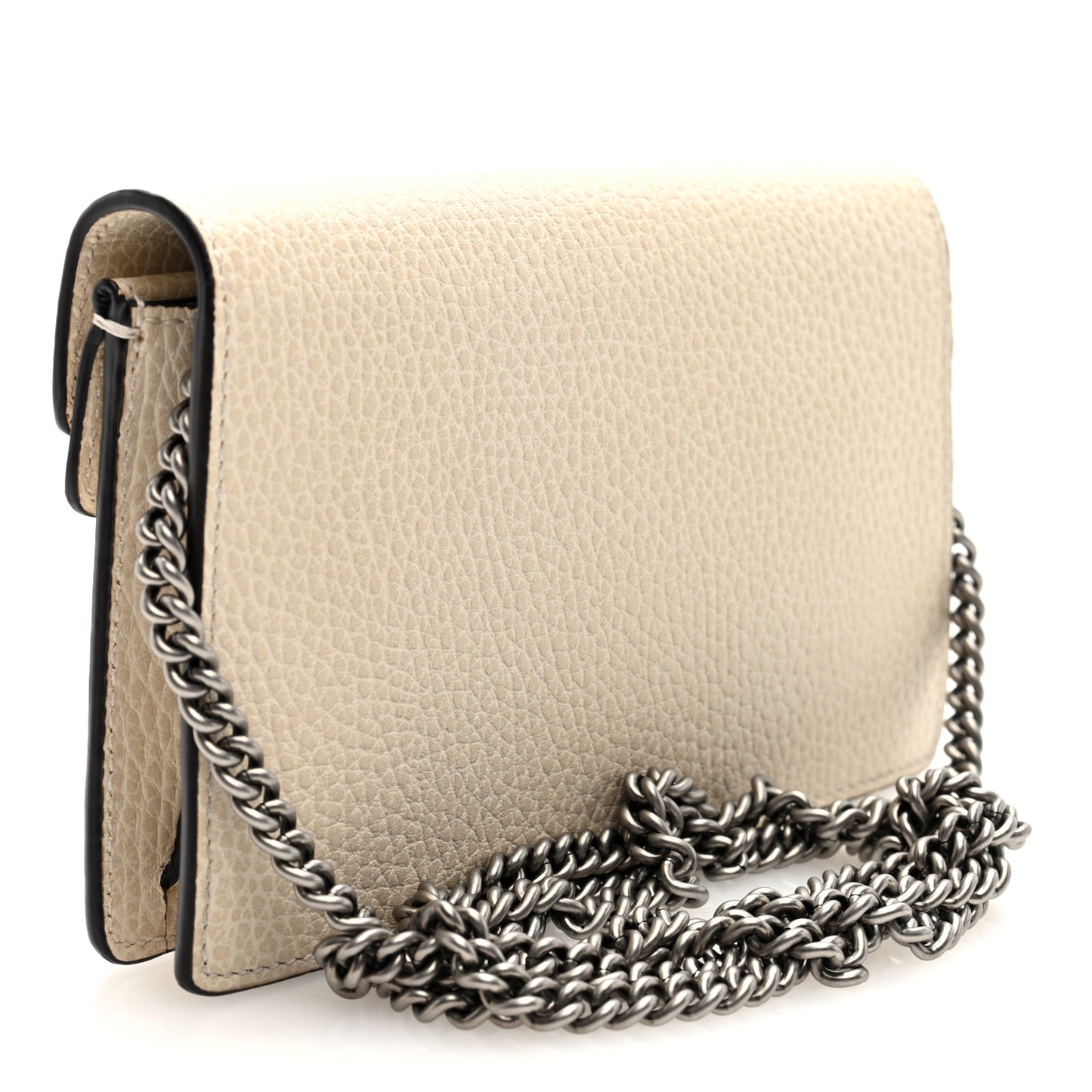 Dollar Calfskin Crystal Super Mini Dionysus Shoulder Bag Mystic White Black Diamond