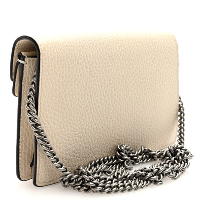 Gucci Dollar Calfskin Crystal Super Mini Dionysus Shoulder Bag Mystic White Black Diamond 3 of 9