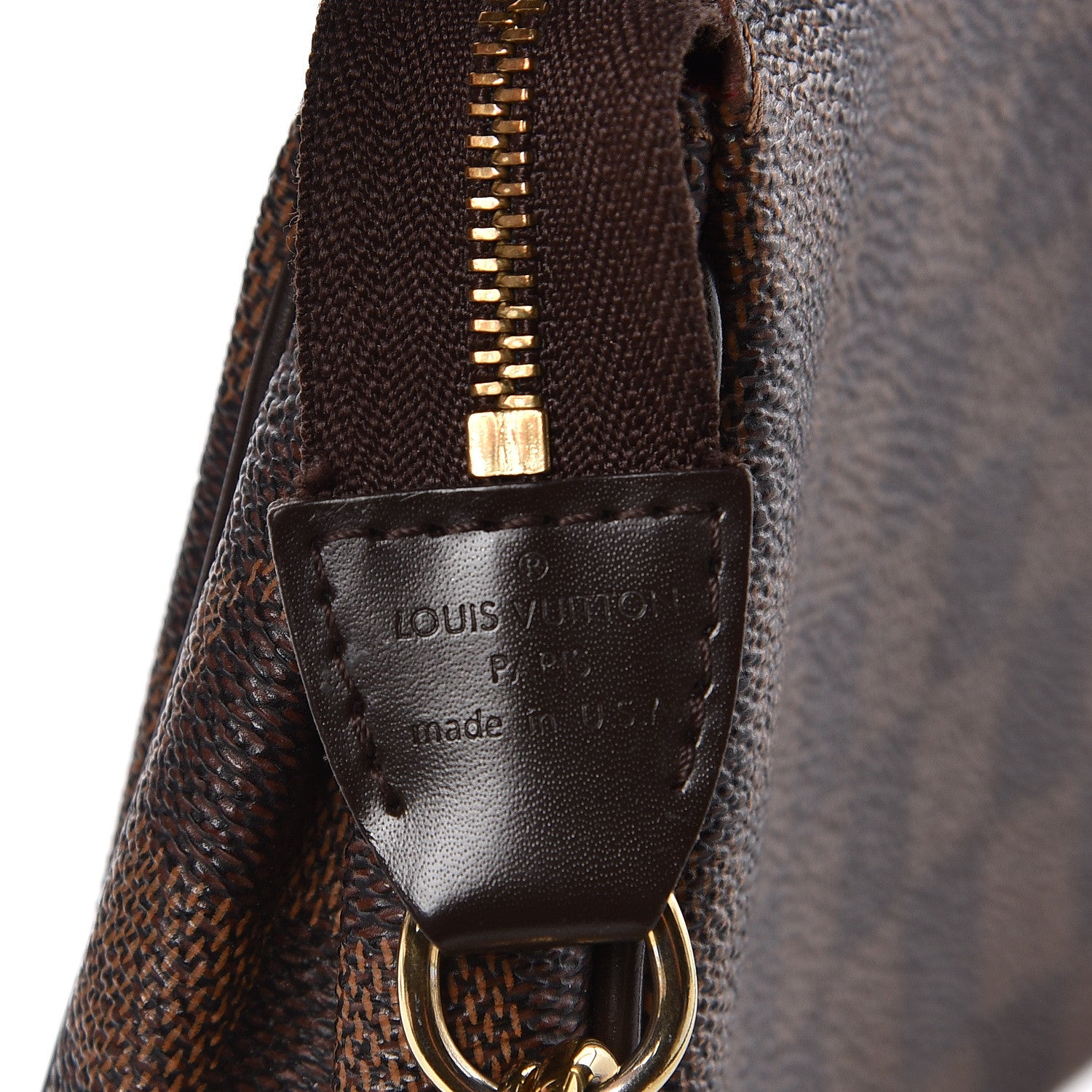 Louis Vuitton Damier Ebene Eva Clutch 6 of 11