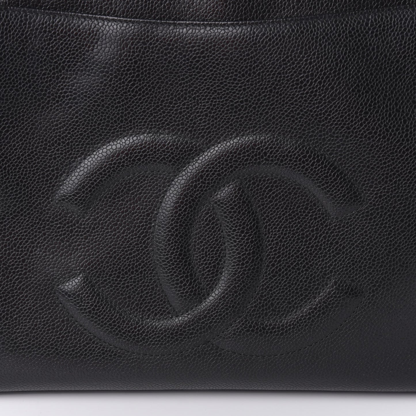 Caviar CC Shoulder Bag Black