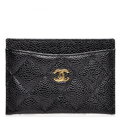 Chanel Caviar Quilted Card Holder Black 1 of 7